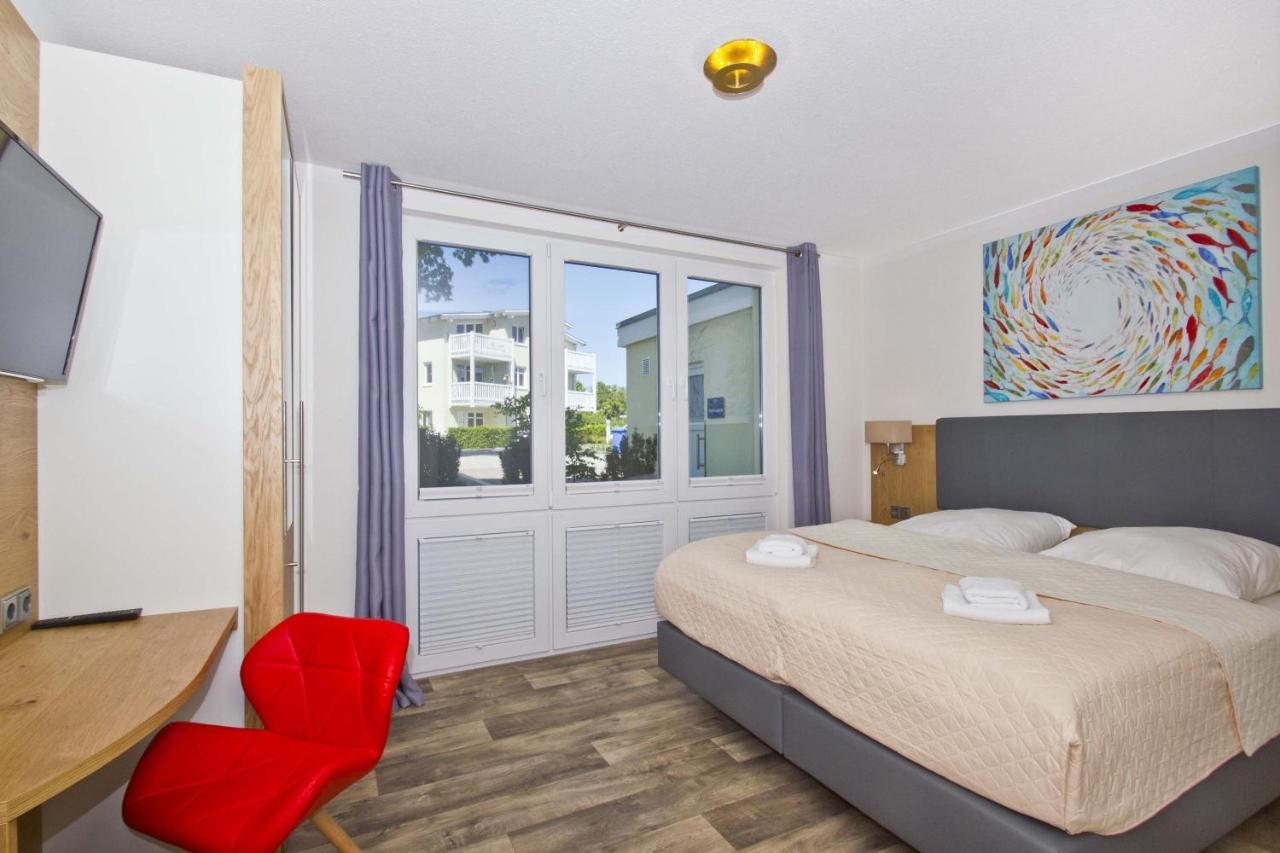 Mit Meerblick Und Terrasse, Gratis Nutzung Vom Ahoi Erlebnisbad Und Sauna In Sellin - Meeresblick Fewo 68 Goehren  Buitenkant foto
