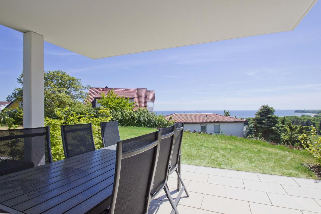 Mit Meerblick Und Terrasse, Gratis Nutzung Vom Ahoi Erlebnisbad Und Sauna In Sellin - Meeresblick Fewo 68 Goehren  Buitenkant foto